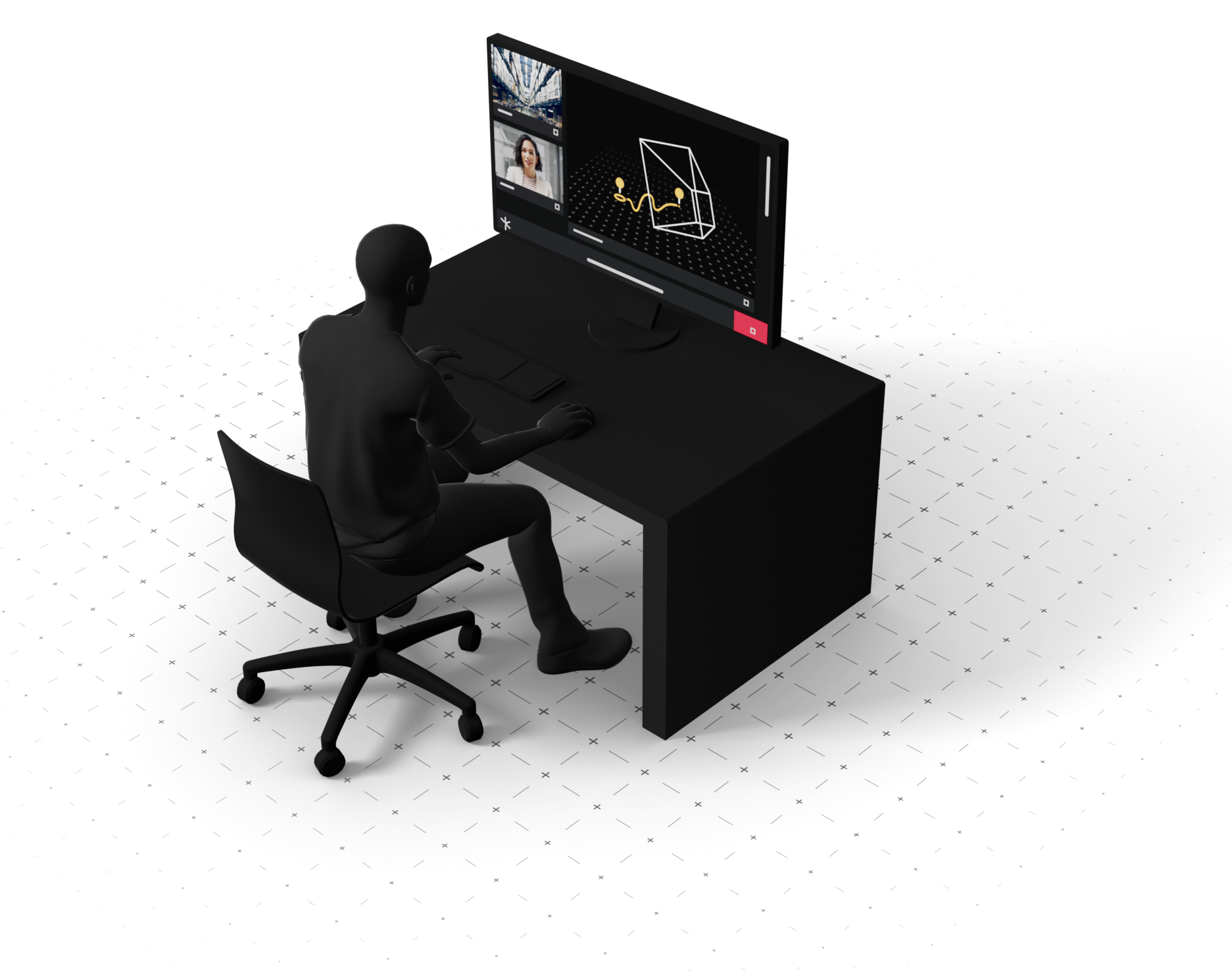 Assist browser interface at the start of a remote support session.